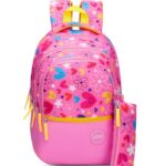 Lavie Sport Cupcake Backpack | 22 Liters | Rain Cover | Gift for Boys & Girls