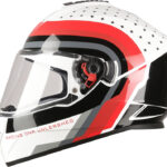 TVS Racing Phantom Series Motorbike Helmet(White)