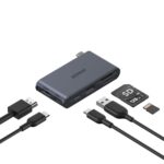 Anker Nano USB C Hub, 6-in-1 Compact USB-C Hub with 85W PD Charging (Charger Not Included), 4K@60Hz HDMI, 10Gbps USB-C, 5Gbps USB-A, SD/TF Card Readers, for MacBook, Lenovo, HP, and More