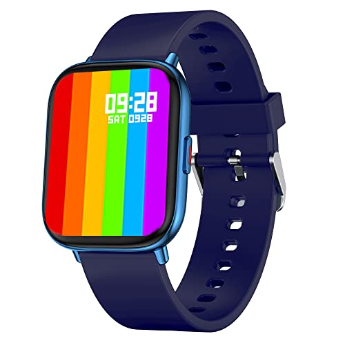 FCUK Fit Pro Full Touch 1.69″ Superior Display Smartwatch (Color: Blue), Sleek Design Metal Body, 8 Sport Modes, Spo2, Heart Rate Monitoring, IP 68 Water Resistance and Long Battery Life-FCUK009C