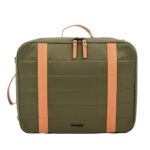 Hoi Polloi DWYT Convertible Laptop Messenger Bag, 16 Inch Laptop Bag for Men & Women, Office Work Bag, Business Travel Backpack, Water Resistant Nylon & PU, 11.7L