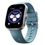 boAt Wave Sigma 3 Curv Smartwatch with 2.01” (5.33 cm) Immersive Curved Display, Metallic Finish, Functional Crown, BT Calling, Sleep, Stress, Heart Rate & SpO2 Monitoring, SOS, IP68 (Cyan Blue)