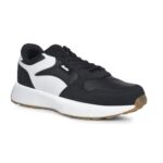 Bata Men Casual Lace-Up Sneaker – Black 10 (UK)