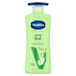 Vaseline Aloe Fresh Body Lotion,24 HR Long Lasting Moisturisation with Aloe Vera extract and Menthol 400ml