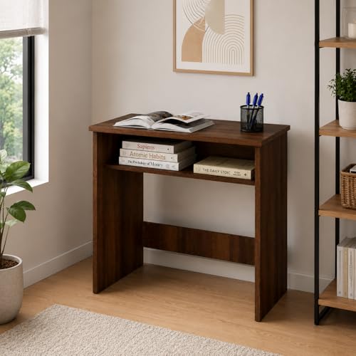 CABPRO DIY Engineered Wood Computer Table, Compact Study Desk for Home Office, Bedroom & Small Spaces (75 x 80 x 45 CM)