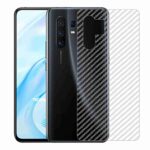 Kite Digital Compatible with VIVO X30 PRO Back Screen Protective Film Carbon Fiber Skin Transparent Screen Guard Sticker