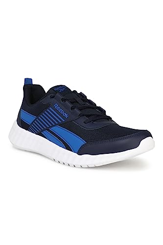 Reebok Men’s Black Pearl Running Shoe,Blue, 6 UK