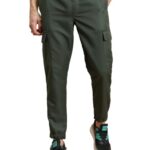 Highlander Men’s Low Rise Regular Pants (PHTR000004_Olive_XL)