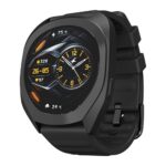 Fastrack Cosmix 1.32″ AMOLED Display Metal Case Smart Watch with Heart Rate Monitor,AI Watchface & Chat,Push Button Interactions,BT Calling,IP68 Water Resistant Upto 5 Days Battery Life – Onyx Black