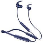 boAt Rockerz 255 Pro+, 60H Battery, Fast Charge, IPX7, Dual Pair,Low Latency,Magnetic Buds, App Support, in Ear Bluetooth Neckband, Wireless with Mic Earphones (Navy Blue)