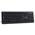 Intex Stream Wired Keyboard IT-KB335 | USB 2.0 Full Size Keyboard | 5 Million Click Key Life | 1.5M Cable | Ergonomic Design | Smooth Typing | Plug & Play Keyboard for PC, Laptop & Desktop