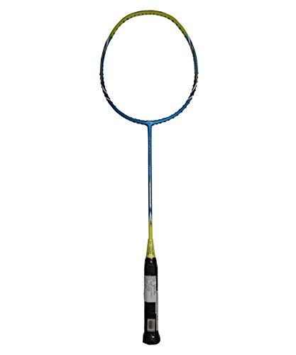 Li-Ning Power 1600 G-Force Carbon Fiber Badminton Racquet, Size S2 (Blue/Lime)