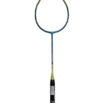 Li-Ning Power 1600 G-Force Carbon Fiber Badminton Racquet, Size S2 (Blue/Lime)