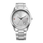 Fastrack Stunners Quartz Analog Silver Dial Silver Metal Strap Watch for Guys – 3317SM01