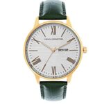 French Connection Leather Analog White Dial Men’s Watch-Fcl25-A
