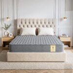 Shayan Orthopedic Memory Foam Mattress | 4 inch Queen Size | HR Foam Support with Motion Isolation | Breathable Knitted Fabric | Pressure Relief & Spine Support Mattress | 75x60x4 Inches Grey.