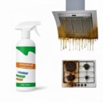 GharNest500Ml Kitchen Cleaner Spray Oil & Grease Stain Remover For Gas Stove, Chimney BBQ Exhaust Fan Non-Flammable Nontoxic Magic Degreaser Liquid Spray for Grill all surface cleaner
