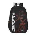 Skybags Brat Pro Max 35L Laptop Backpack (Upto 15.6″), 3 Compartments,Black