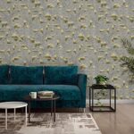 Asian Paints Embossed Diamond Geometric | Non-Adhesive Wallpapers – FE101273| Luxurious & Attractive Wallcovering for Home | Dimensions – 53cm x 950cm