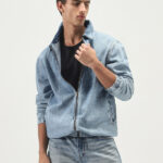 Urbano Fashion Full Sleeve Washed Men Denim Jacket