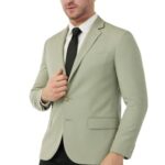 SaintX Men’s Formal Blazer | Fully Lined | Slim Fit | Professional Jacket | Premium Business Formal Suit | Office | Wedding | All Purpose