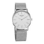 Sonata Sleek Quartz Analog White Dial Silver Stainless Steel Strap Watch for Men – 7152SM02