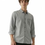 Amazon Brand – INKAST Men Demin Full Sleeve Regular Fit Shirt INKA0001-M