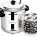 Greenchef Vesta Induction Idli Maker(6 Plates , 24 Idlis )