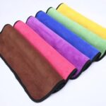 JEEVA ENTERPRISES 800 GSM Microfiber 2 Sided Extra Thick Microfiber Cleaning Cloths Perfect for Bike Auto Cars Both. Interior and Exterior |Size (40×60) cm Pack of 4 Multi 03