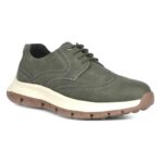 Bata Men Casual Lace-Up Derby Shoes – Olive 8 (UK)