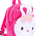 Littoze Rabbit White School Bag Soft Material Plush Backpack Children’s Gifts Boy/Girl/Baby School Bag For Kids (Age 2 to 6 Year) School Bag ( 12 L ) School Bag 12 L Backpack(Pink, White)
