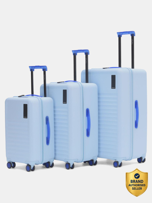 Mokobara The Aisle Trunk – Set of 3 Luggage (Small 55.5 cm | Medium 65 | Large 75.5cm ) Cabin & Check-in Set 8 Wheels – 30 inch