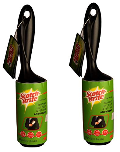 Scotch-Brite Polypropylene Lint Roller Pack of 2