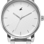 Fastrack Stunners 6.0 Fastrack Stunners White Dial Silver Metal Strap Analog Watch – For Men