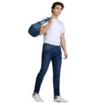 Men Blue Slim Fit Mid Rise Stretchable Jeans
