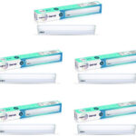 Wipro 5 Watt LED tubelight Batten (Color-White/6500K,Size: 1 feet)- Pack of 5 5 W 27.5 cm Tube Light(White, Pack of 5)
